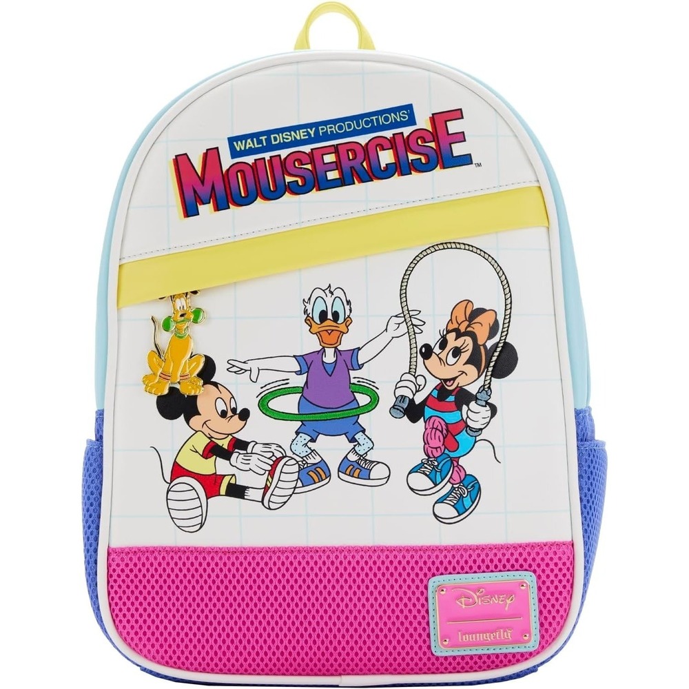 Loungefly Disney Mickey & Friends Mousercise Mini Backpack